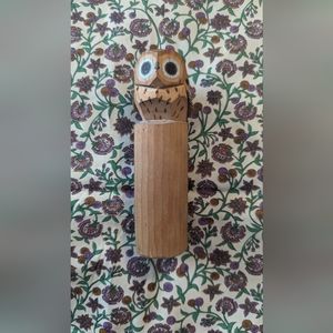 Wooden Owl Folk Toy- Japan
